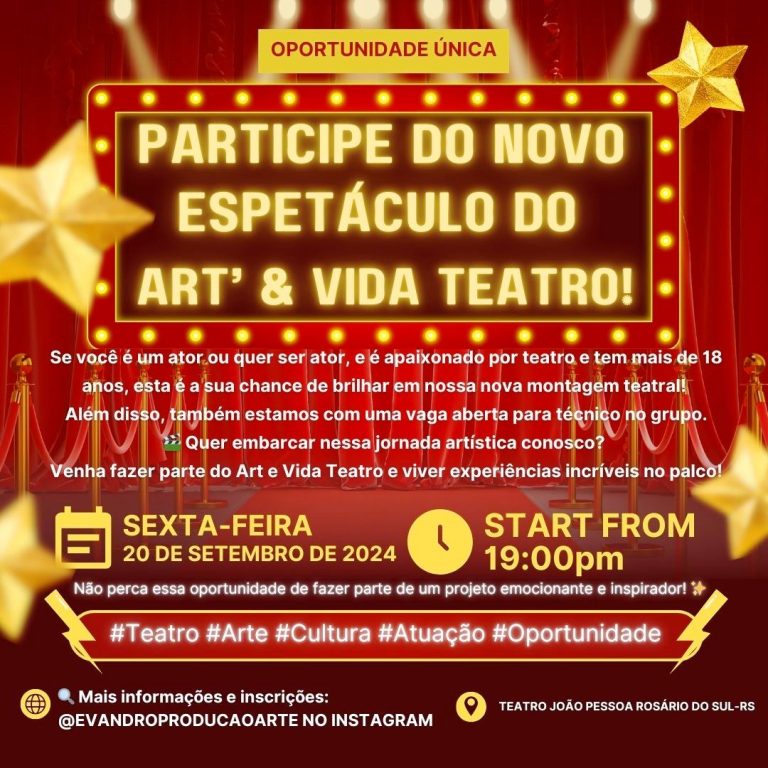 Red And Yellow Modern The Talent Show Instagram Post - 1