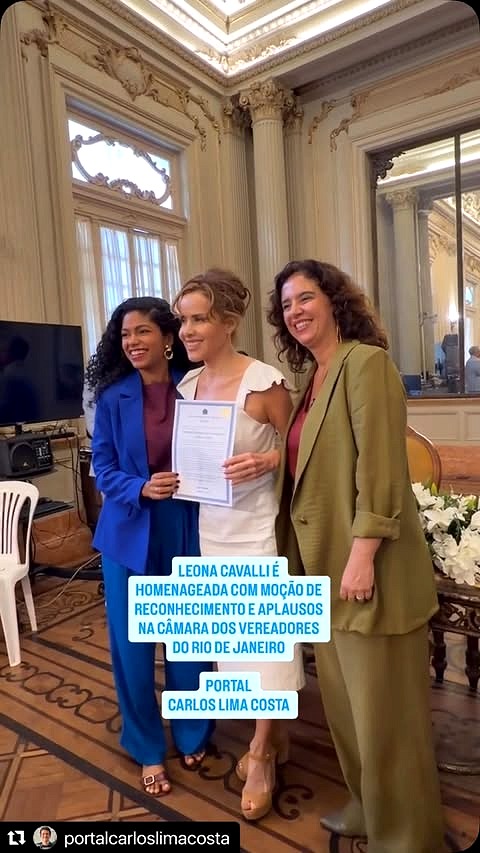 Nosa Musa Leona Cavalli recebeu Moção de Reconhecimento na Câmara dos Vereadores do Rio de Janeiro